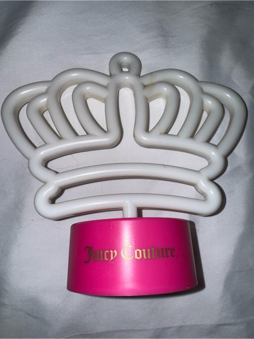 Juicy Couture Pink Crown Light Lamp Y2K Room Decor